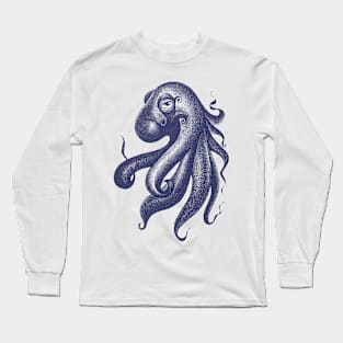 Sketchy Octopus Long Sleeve T-Shirt